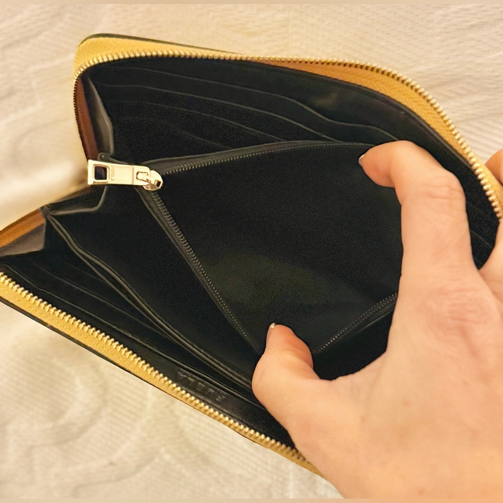 Furla Leather Colorblock Zip Wallet - Picture 8 of 8